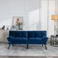 Navy Blue Convertible Folding Modern sofa Bed
